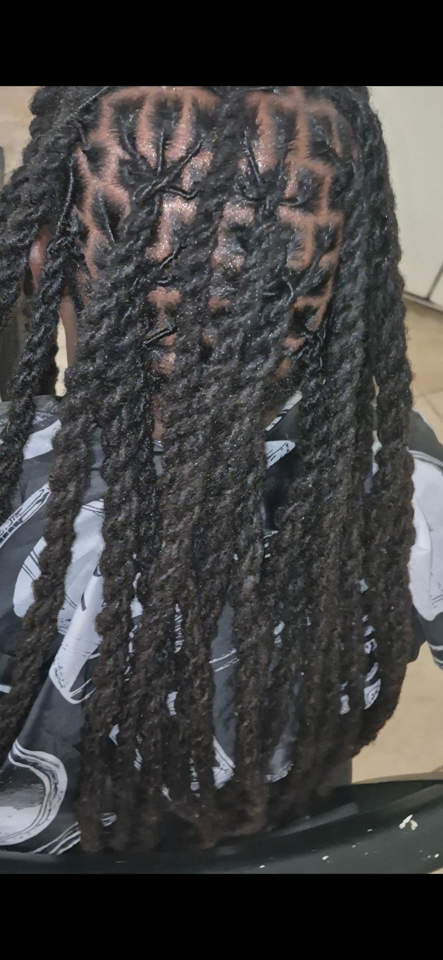 Full retwist viewed from the top